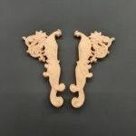 Ξυλόγλυπτο Διακοσμητικό Σετ 2 τεμ.16εκΧ8εκ.Χ1εκ