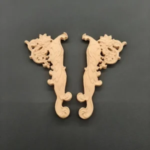 Ξυλόγλυπτο Διακοσμητικό Σετ 2 τεμ.16εκΧ8εκ.Χ1εκ