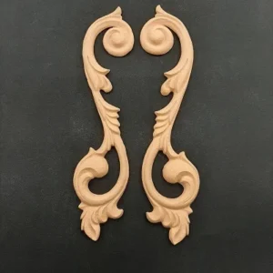 Ξυλόγλυπτο Διακοσμητικό Σετ 2 τεμ 28εκΧ6εκ.