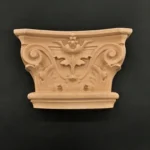 Ξυλόγλυπτο Διακοσμητικό Κολώνας 23εκΧ14,8εκ.Χ5εκ