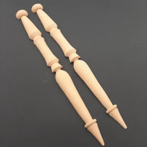 Ξυλόγλυπτο Διακοσμητικό Κολώνας 2 τεμ 45εκΧ4εκ.Χ2εκ