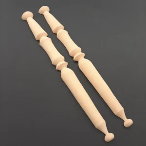 Ξυλόγλυπτο Διακοσμητικό Κολώνας 2 τεμ 47εκΧ4εκ.Χ2εκ