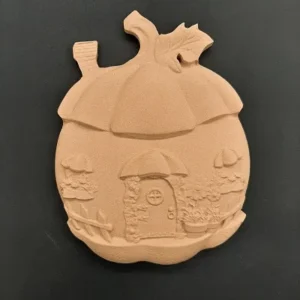 Ξυλόγλυπτο Διακοσμητικό Σπιτάκι  21,5εκΧ16,5εκ