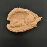 Ξυλόγλυπτο Διακοσμητικό Μωρό 12εκΧ8εκ