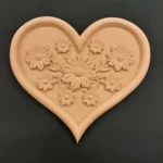 Ξυλόγλυπτη Διακοσμητική Καρδιά 28,5εκΧ26εκΧ1,2εκ