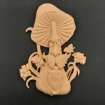 Ξυλόγλυπτο Διακοσμητικό Μανιτάρι 19εκΧ12εκΧ0,6εκ