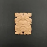 Ξυλόγλυπτο Διακοσμητικό Πλακάκι 7εκΧ5,5εκ