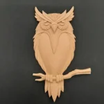 Ξυλόγλυπτο Διακοσμητικό Κουκουβάγια 19εκΧ11εκ