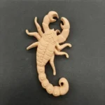 Ξυλόγλυπτο Διακοσμητικό Σκορπιός 10εκΧ5εκX0,6εκ