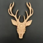 Ξυλόγλυπτο Διακοσμητικό Τάρανδος  21εκΧ14εκX1εκ