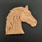 Ξυλόγλυπτο Διακοσμητικό Άλογο 16εκΧ14εκΧ0,5εκ