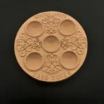 Ξυλόγλυπτη Διακοσμητική Αυγοθήκη 19εκ