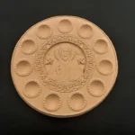 Ξυλόγλυπτη Διακοσμητική Αυγοθήκη 24,5εκ