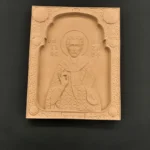 Ξυλόγλυπτη Εικόνα Άγ.Λάζαρος  23,5εκΧ19εκ.