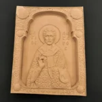 Ξυλόγλυπτη Εικόνα Άγ.Λάζαρος  29εκΧ23εκ.