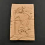 Ξυλόγλυπτη Εικόνα Άγ. Χριστόφορος   28εκΧ18εκ.