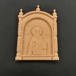 Ξυλόγλυπτη Εικόνα Άγ. Ραφαήλ 23,9εκX16,7εκ.