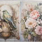 Ριζόχαρτο Πουλί-Λουλούδια