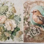 Ριζόχαρτο Πουλί-Λουλούδια