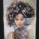 Ρυζόχαρτο  29,5×41,5cm, Afro girl