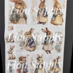 Ριζόχαρτο 30x42cm Λαγουδάκια