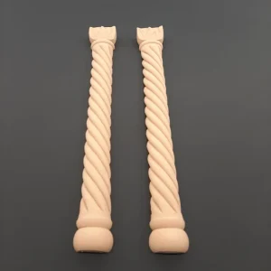 Ξυλόγλυπτο Διακοσμητικό Σετ 2 τεμ Κολώνες