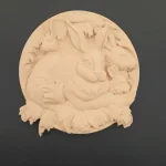 Ξυλόγλυπτο Διακοσμητικό Κούνελος