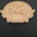 Ξυλόγλυπτο Διακοσμητικό Ελάφια Στο Δάσος 34εκ.Χ24.2εκ.