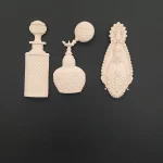 Ξυλόγλυπτο Διακοσμητικό Σετ 3 Τεμ.11εκ.Χ3.5εκ.