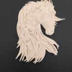 Ξυλόγλυπτο Διακοσμητικό Άλογο 14εκ.Χ9εκ.