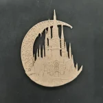 Ξυλόγλυπτο Διακοσμητικό  Κάστρο 13,5εκΧ11εκ.