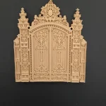 Ξυλόγλυπτο Διακοσμητικό Πόρτα 12εκ.Χ13,5εκ.