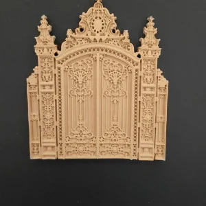 Ξυλόγλυπτο Διακοσμητικό Πόρτα 12εκ.Χ13,5εκ.