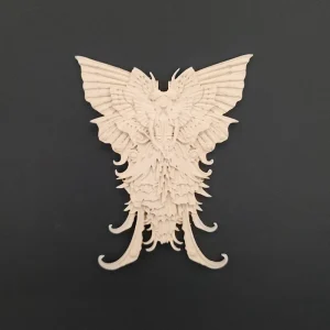Ξυλόγλυπτο Διακοσμητικό Νεράιδα 13εκ.Χ10,5εκ.
