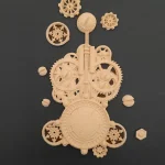 Ξυλόγλυπτο Διακοσμητικό Γρανάζια 18εκ.Χ10,5εκ.