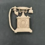 Ξυλόγλυπτο Διακοσμητικό Τηλέφωνο 11εκ.Χ10εκ.