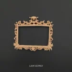 Ξυλόγλυπτο Διακοσμητικό  Κορνίζα 11εκ.Χ10εκ.