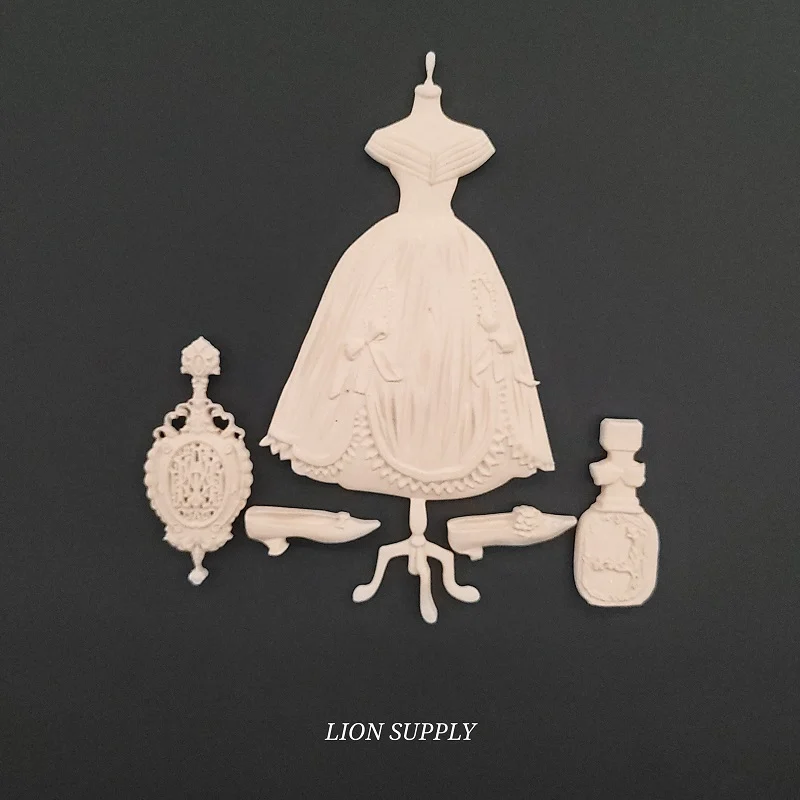 Ξυλόγλυπτο Διακοσμητικό Σετ 5 Τεμαχίων