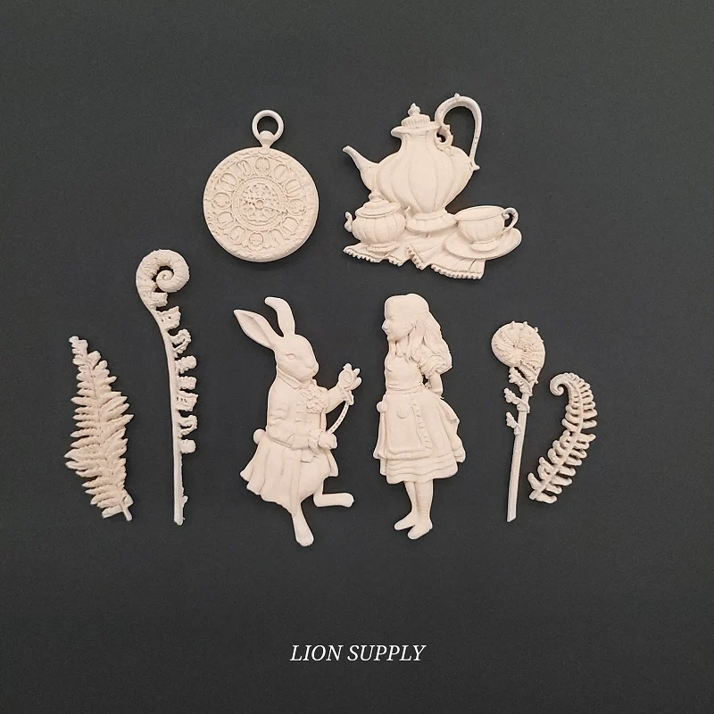 Ξυλόγλυπτο Διακοσμητικό Σετ 8 Τεμάχια