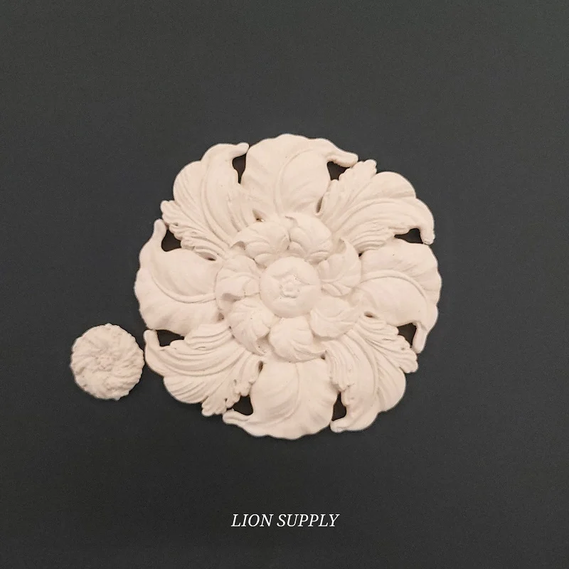 Ξυλόγλυπτο Διακοσμητικό Λουλούδι 11εκ.