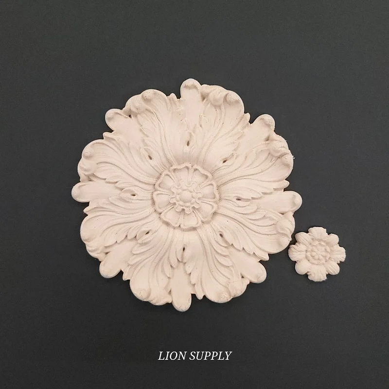 Ξυλόγλυπτο Διακοσμητικό Λουλούδι 11εκ.