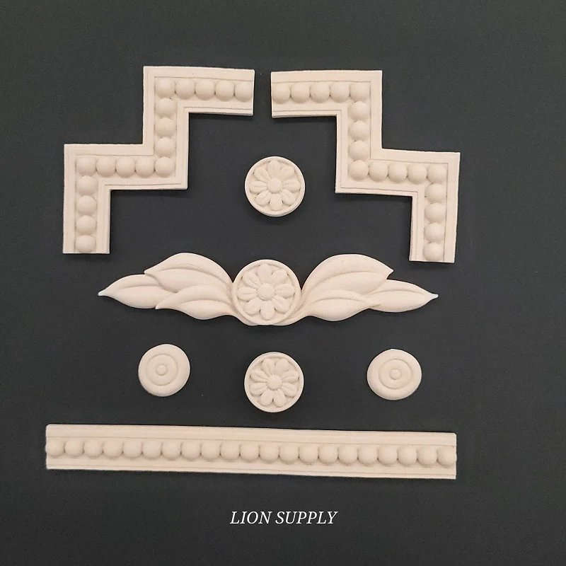 Ξυλόγλυπτο Διακοσμητικό Σετ 8 Τεμαχίων