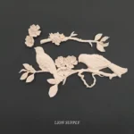 Ξυλόγλυπτο Διακοσμητικό  Πουλιά Σετ 3 Τεμαχίων