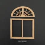 Ξυλόγλυπτο Διακοσμητικό Παράθυρο Σετ 2 Τεμαχίων