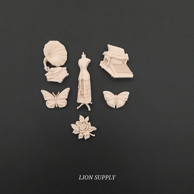 Ξυλόγλυπτο Διακοσμητικό Σετ 6 Τεμαχίων