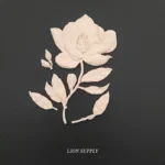 Ξυλόγλυπτο Διακοσμητικό Λουλούδι Σετ 4 Τεμαχίων