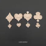 Ξυλόγλυπτο Διακοσμητικό Σετ 8 Τεμαχίων