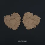 Ξυλόγλυπτο Διακοσμητικό Καρδιές Με Λουλούδια Σετ 2 Τεμαχίων