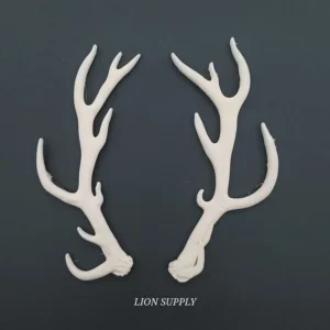 Ξυλόγλυπτο Διακοσμητικό Κέρατα 24εκ.Χ2εκ.