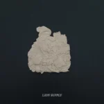 Ξυλόγλυπτο Διακοσμητικό Άγιος Βασίλης Με Δώρα 10εκ.Χ10εκ.